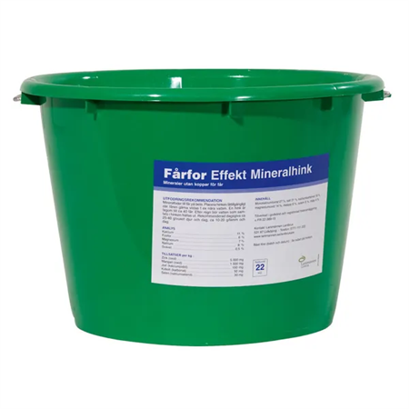 EFFEKT MINERALHINK FÅR U CU 22 KG