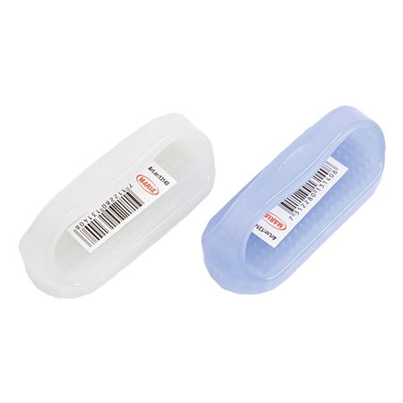 NAGELBORSTE VIT/BLÅ