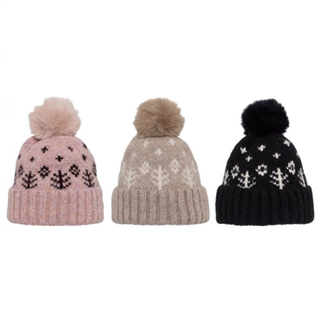 Acces Beanie Arctic rosa,beige,svart