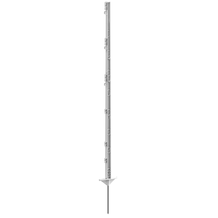 PLASTSTOLPE VIT 155cm 5-P