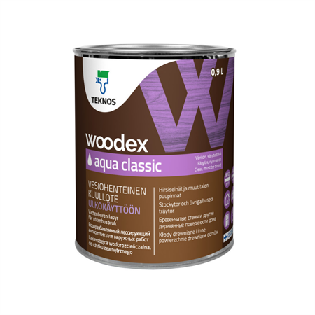 WOODEX AQUA CLASSIC Färglös 0,9L
