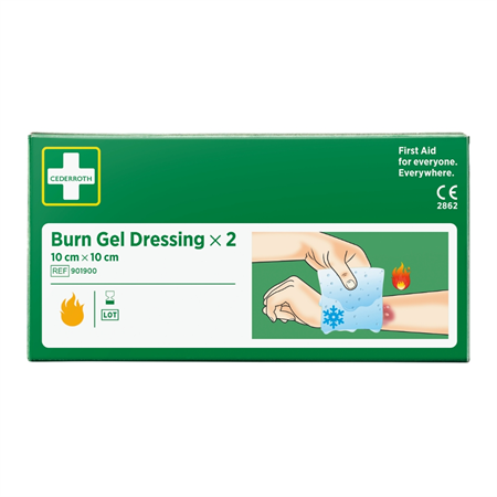 BURN GEL DRESSING 10X10CM 2-PACK