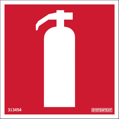 SKYLT BRANDSLÄCKARE 80X80 DEKAL