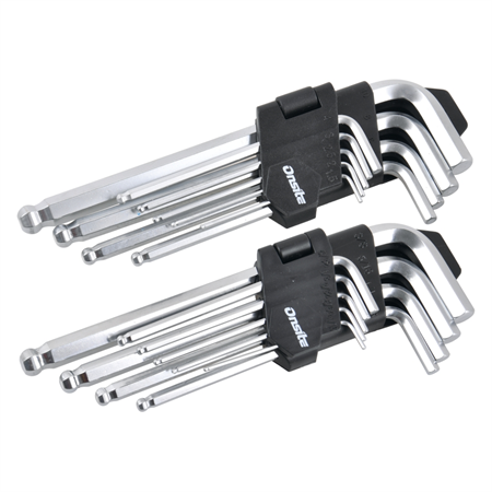 INSEXNYCKELSATS MED KULA 18 DELAR ONSITE