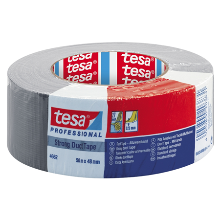 BYGGTEJP 74662(SILVERTEJP) PROSTRO 48MMX50M GRÅ